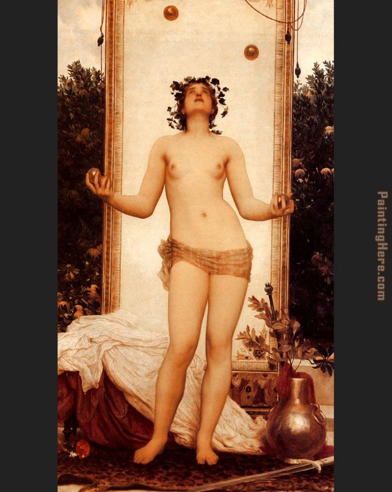 Lord Frederick Leighton The Antique Juggling Girl